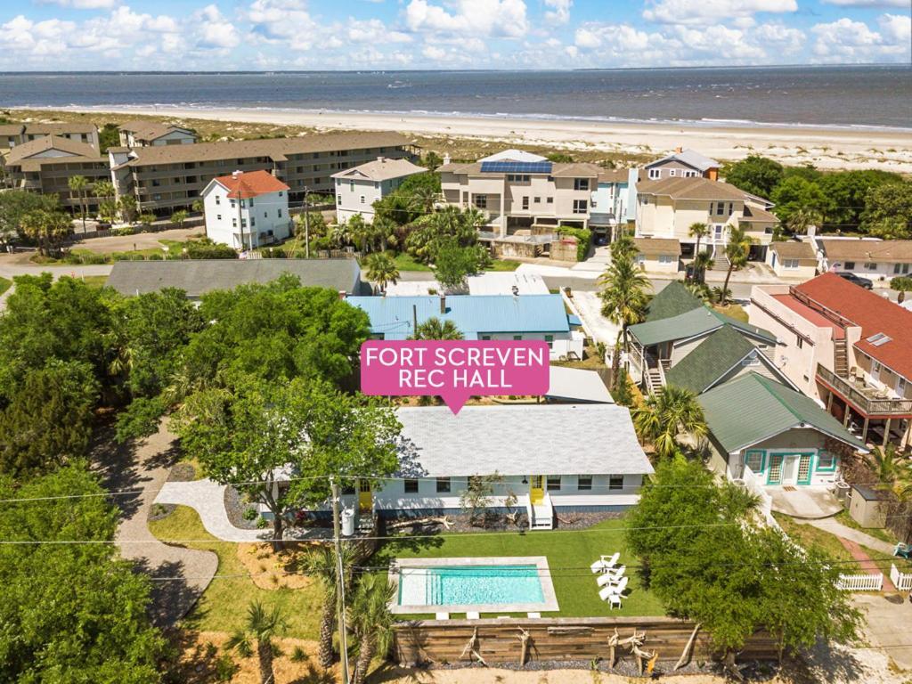 Fort Screven Rec Hall Villa Tybee Island Eksteriør billede